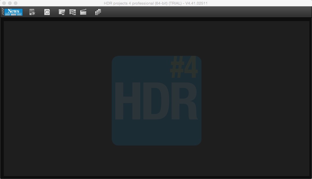 HDR projects 4 professional 4.4 : Main window