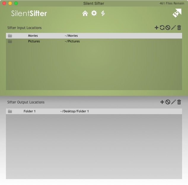 Silent Sifter - Organize Photos 3.5 : Configure