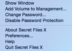 Secret Files X 2.1 : Main Menu