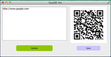 EasyQR-lite 2.1 : Main window