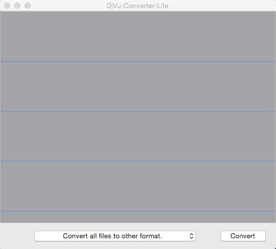 DjVu-Converter-Lite 1.0 : Main window
