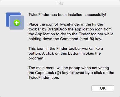 TwiceFinder 1.8 : Main window