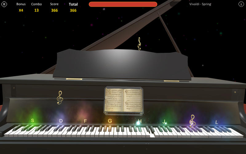 Piano Play 3D - Magic Melodies 1.0 : Main Window