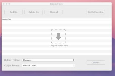 EnjoyConverter Free 1.0 : Main Window