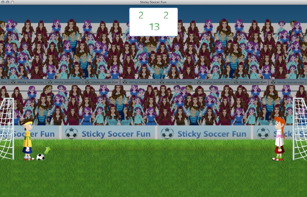 Sticky Soccer Fun 1.0 : Main window