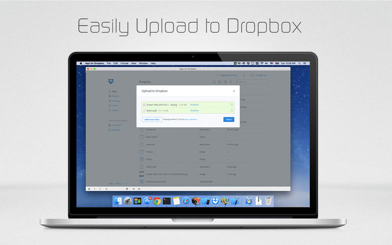 App Drop for Dropbox 1.3 : Main Window