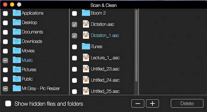 Scan & Clean 1.0 : Main Window
