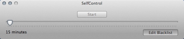 SelfControl 2.1 : Main Window