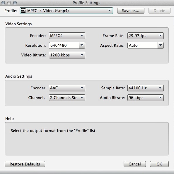 Free DVD Ripper 6.1 : Configuring Advanced Output Settings