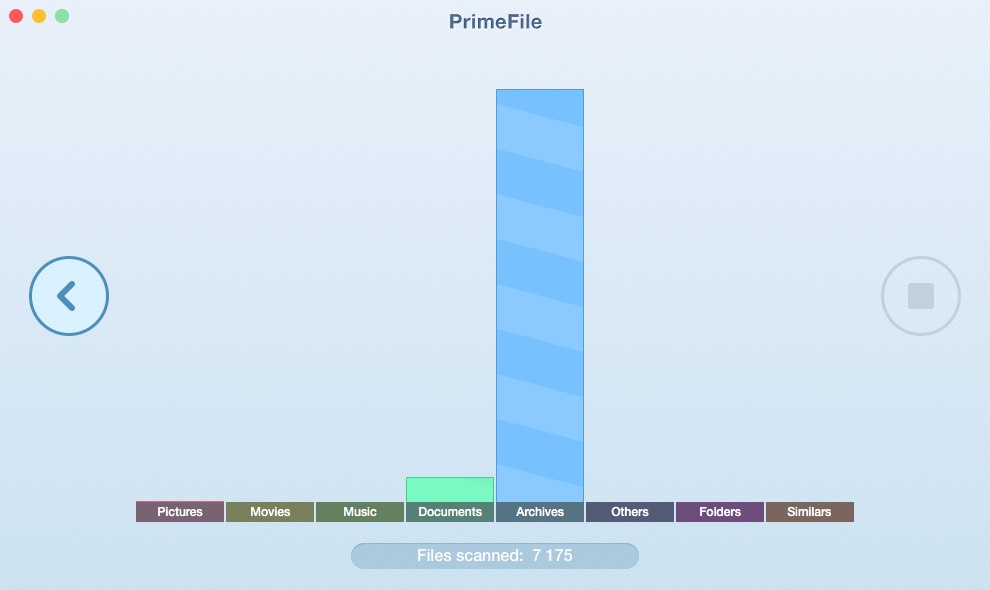 PrimeFile : Scan Window