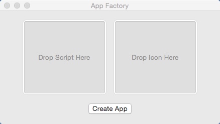 App Factory 2.0 : Main Window