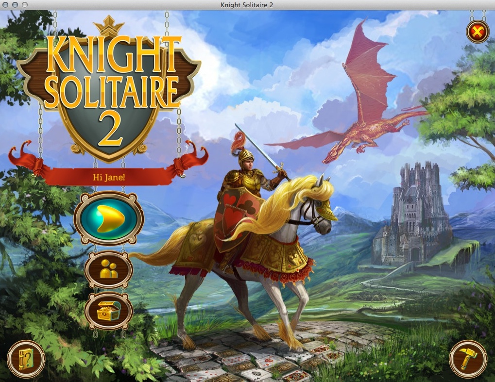 Knight Solitaire 2 1.0 : Main Menu