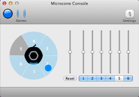 Microcone Console 1.8 : Main window