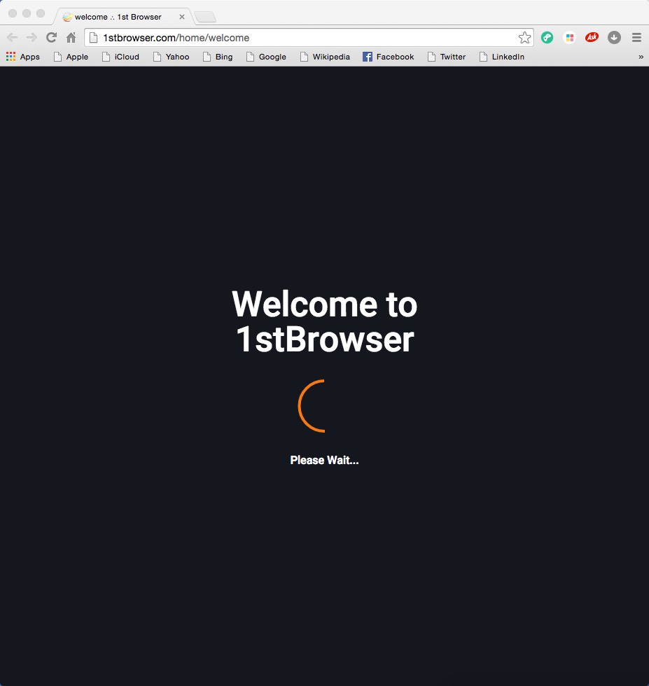 1stBrowser 45.0 : Main window