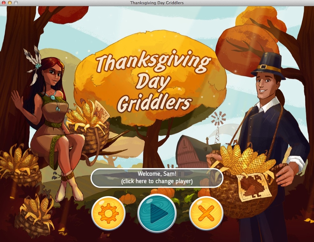 Thanksgiving Day Griddlers 2.0 : Main Menu