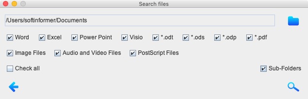 MetaClean 4.5 : Search Files
