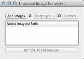 Universal Image Converter 2.1 : Main Window