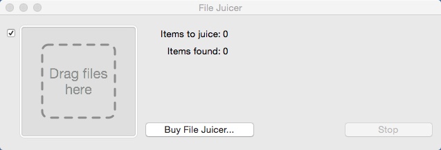 File Juicer 4.5 : Main Window