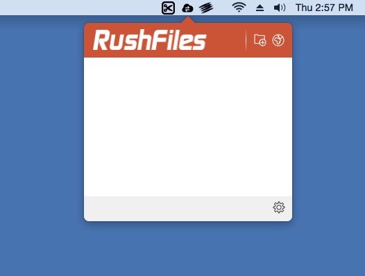 RushFiles 1.8 : Main window