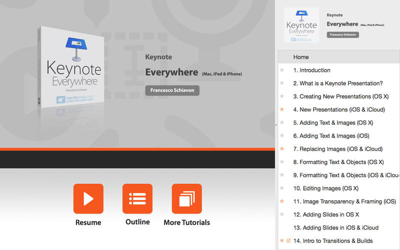 Course for Keynote Everywhere 2.0 : Main window