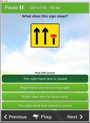 Theory Test for Car Drivers UK - Driving Test Success 1.9 : Main window