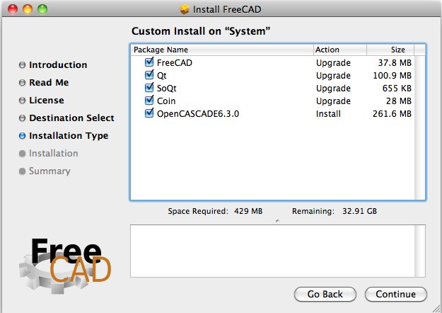 FreeCAD 0.1 : Main window