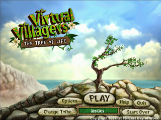 Virtual Villagers - The Tree of Life 1.0 : Main window