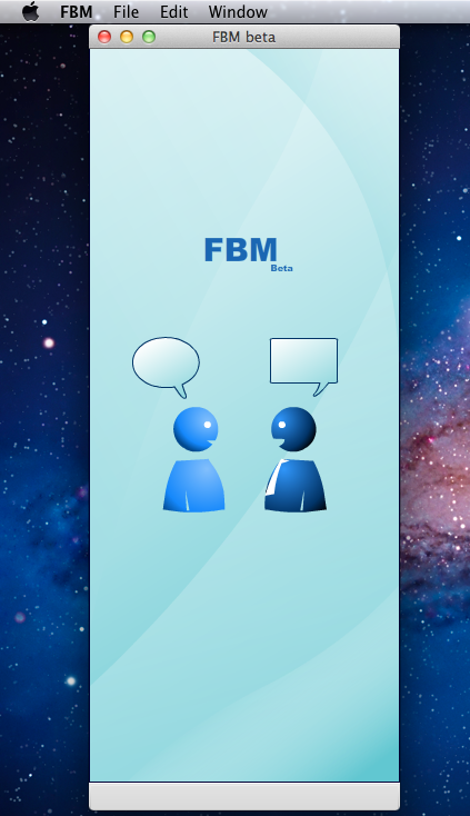 FBM 1.0 beta : Main window