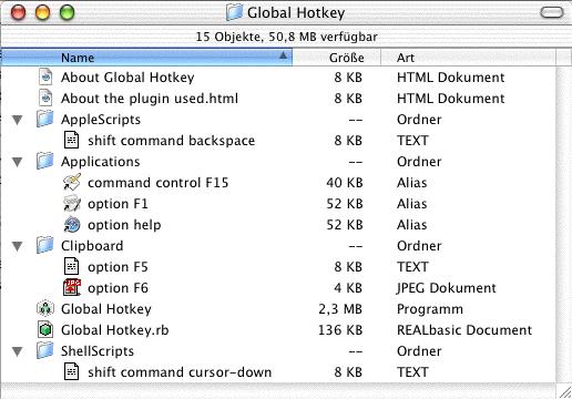 Global Hotkey 1.4 : Main window