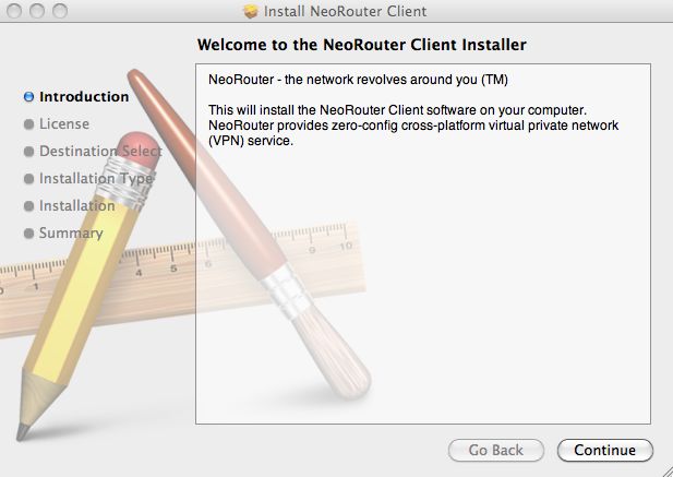 NeoRouter 1.5 : Main window