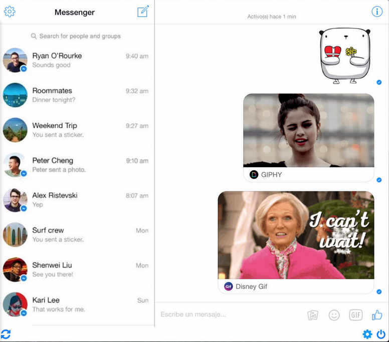 SmartTab for Messenger 1.2 : Main Window