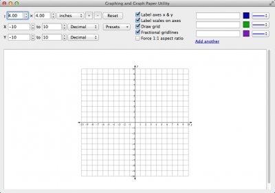 Graphing And Graph Paper Utility