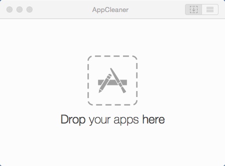 AppCleaner 3.3 : Main Window