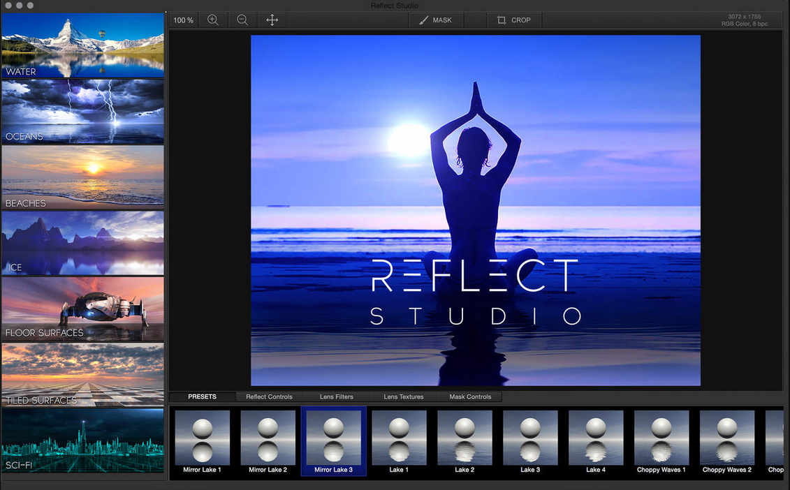 Reflect Studio 2.4 : Main Window
