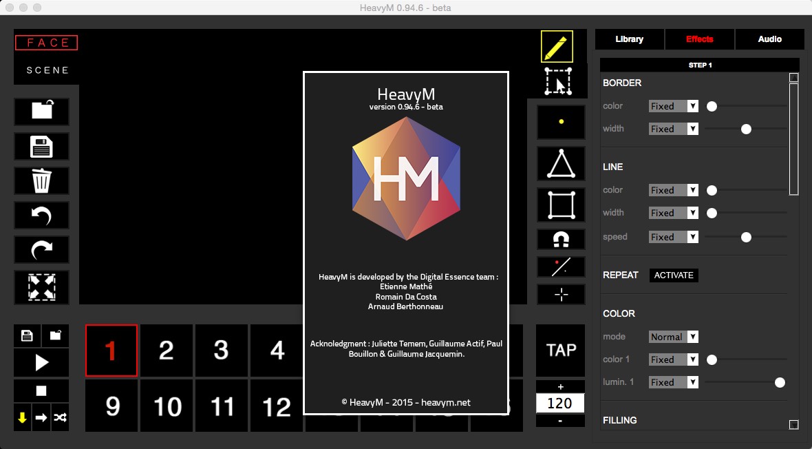 HeavyM 0.9 beta : Main Window