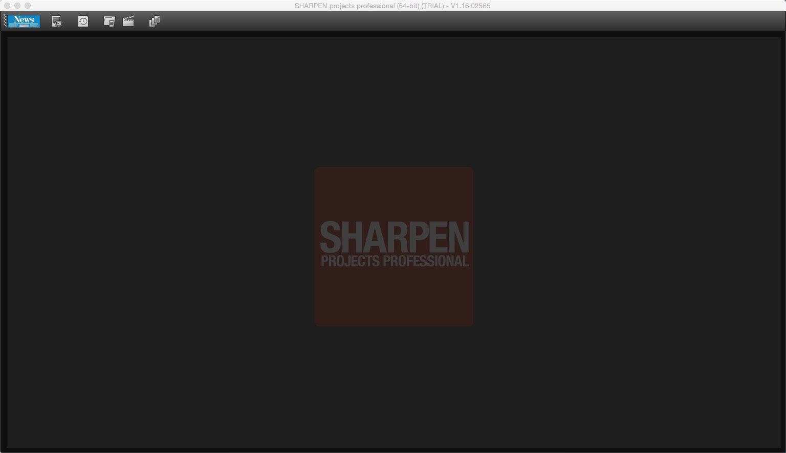 SHARPEN projects professional 1.1 : Main Window