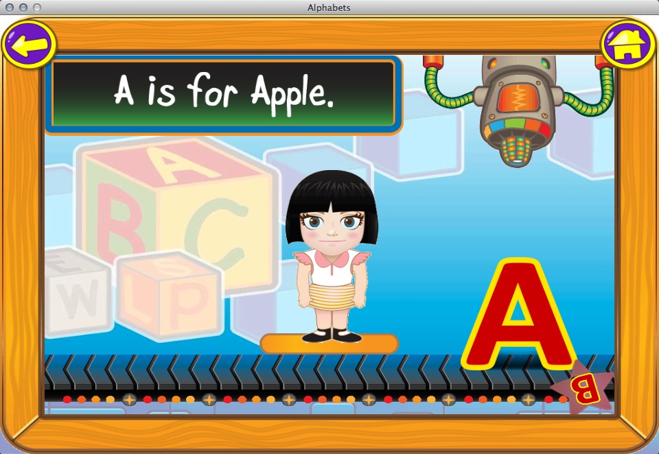 Kids Alphabet Games 1.0 : Alphabet Machine Window