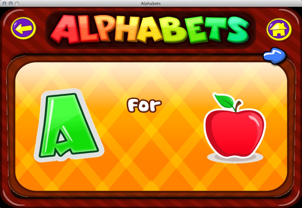 Kids Alphabet Games 1.0 : Alphabet Teacher Window
