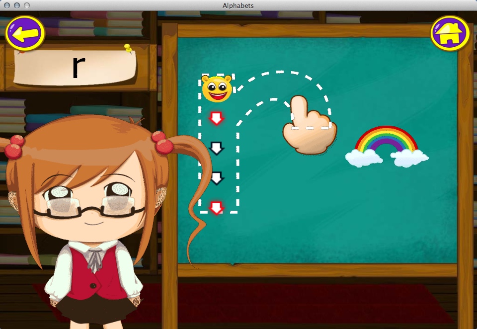 Kids Alphabet Games 1.0 : Trace It Activity Window