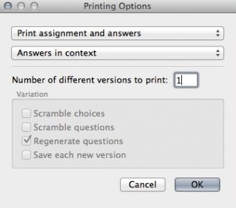 Configuring Printing Settings