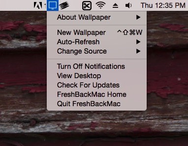 FreshBackMac 1.6 : Main window