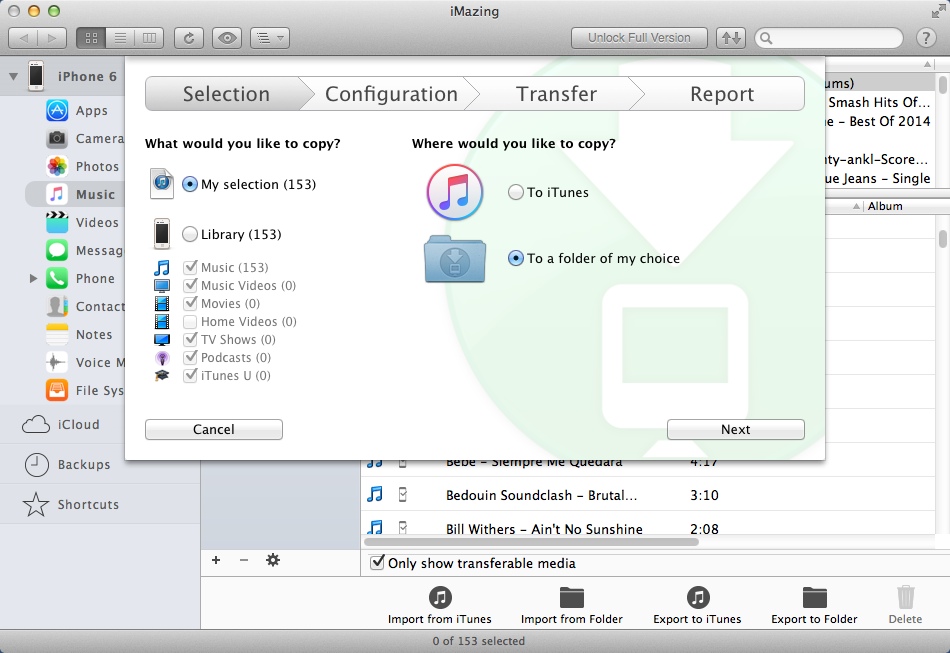 iMazing 1.5 : Transferring iOS Files To Mac