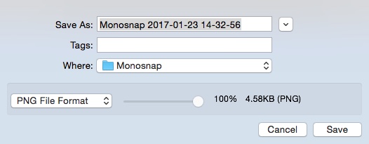 Monosnap 3.3 : Exporting Snapshot