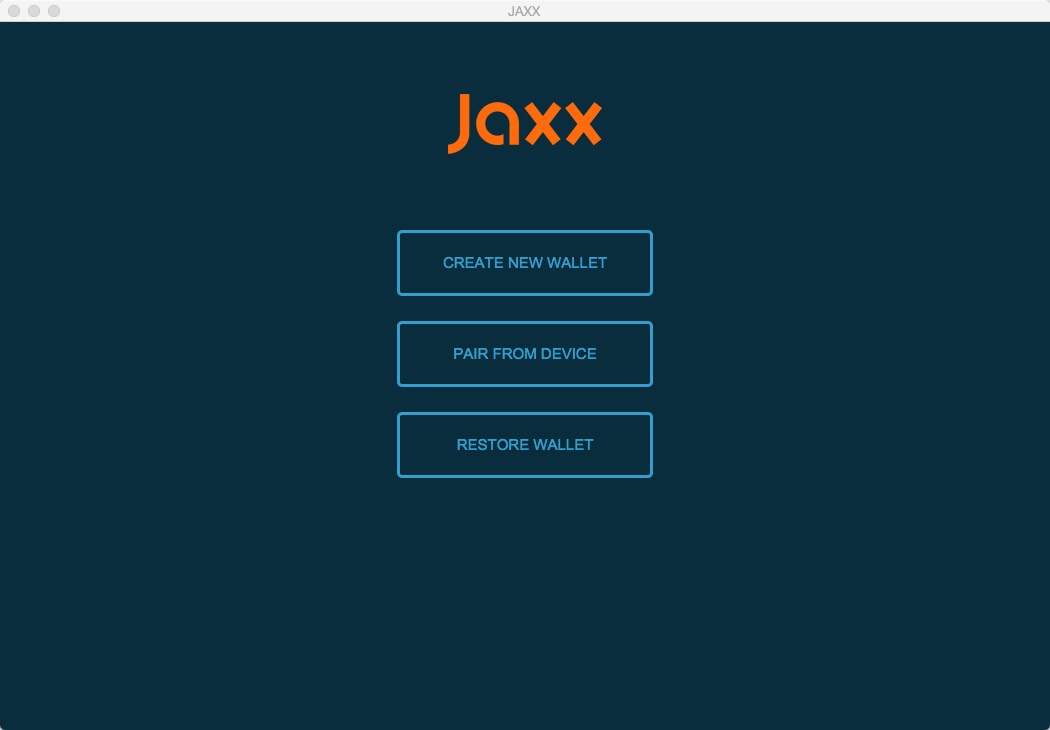 Jaxx 0.0 : Main window