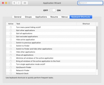 Keyboard Shortcuts