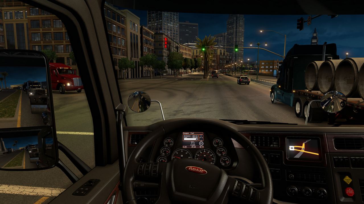 American Truck Simulator Demo 1.2 : Main Window
