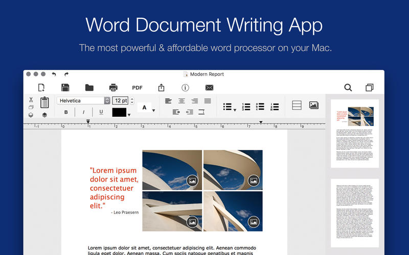 Word Document Writer Pro 1.0 : Main Window