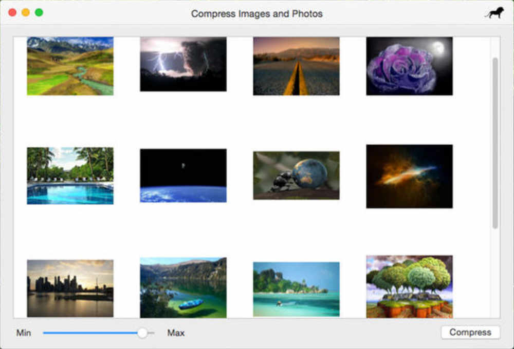 Compress Images and Photos 2.2 : Main Window