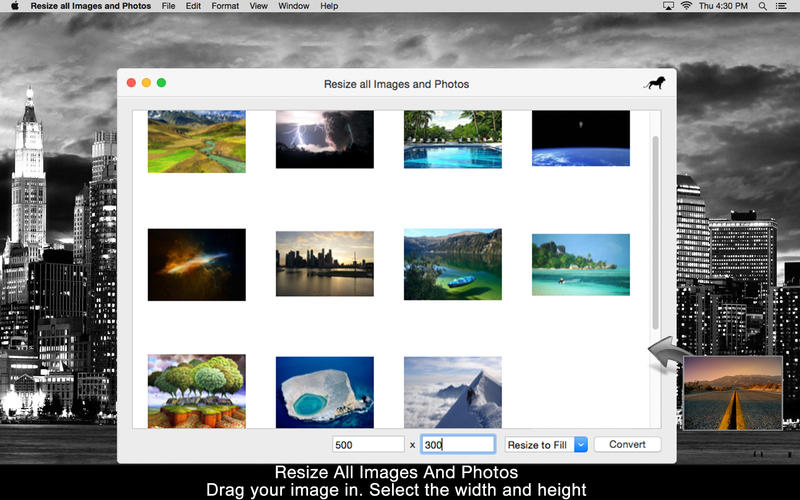 Resize all Images and Photos 2.3 : Main Window