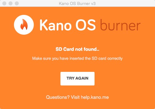 Kano Burner 3.0 : Main window